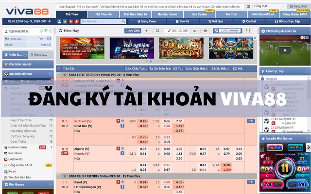 Viva88 đăng ký tài khoản viva88 trên bong888.co.com