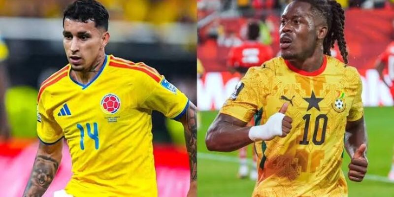 Đội hình ra sân dự kiến của Colombia vs Ghana
